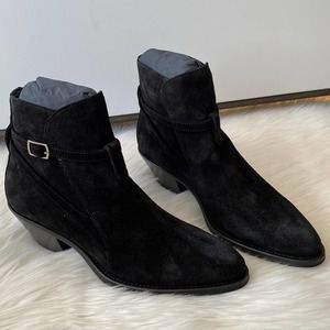 Saint Laurent Ankle boots Black Booties (38 1/2)  8.5 M NWT